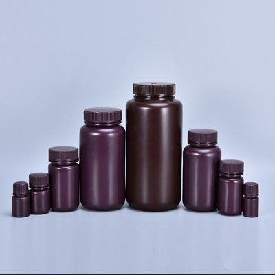 kaufen Kunststoff-Schraubkappe 100 ml PP-Braun-Bramber-Reagenzflasche für die chemische Industrie Online-Herstellung