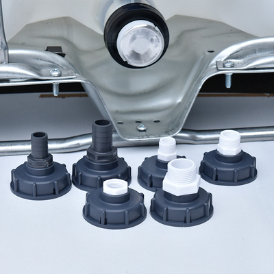 kaufen Flanschverbindung 1000L IBC Tote Tanks mit 2 Zoll Plastikventil Adapter Fittings Online-Herstellung