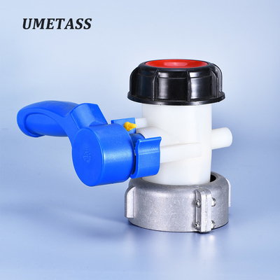 kaufen DN40 Säure- und Alkaliölbeständiges PVC-Kugelventil für die hydraulische Richtregelung von IBC Online-Herstellung