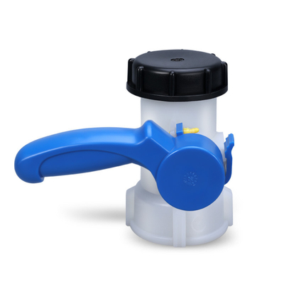 kaufen Einzelhändler 1000L IBC Tank Adapter DN50 Kugelfalterventil für industrielle Anwendungen Online-Herstellung
