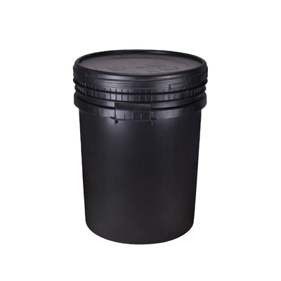 kaufen Personalisiertes Logo 10 Gallonen Weiß Schwarz Großer Plastikbehälter mit Deckelfarbe Online-Herstellung