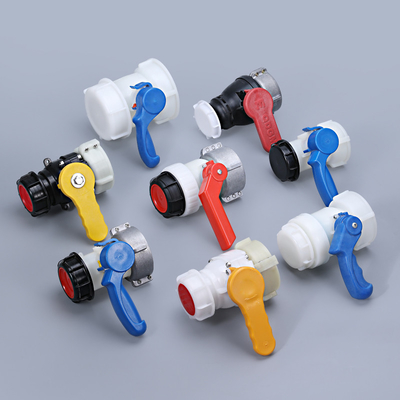 kaufen IBC Tank Tote Wasserabfluss-Tankadapter mit großer Schleife PP Kugelventil DN40 DN50 DN60 Online-Herstellung