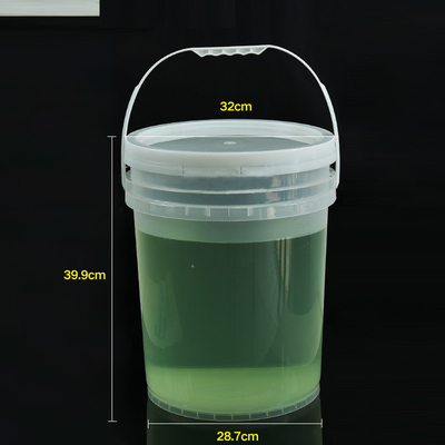 kaufen 20L klarer Plastikbehälter mit Schraubdeckel Farböl- und Wasserlagerlösung Online-Herstellung