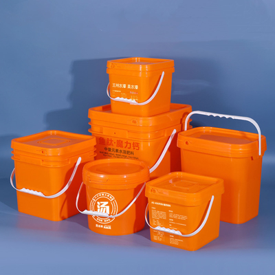 kaufen Acryl-Plastik-Eisbehälter 8 Liter Weiß / Gelb Online-Herstellung