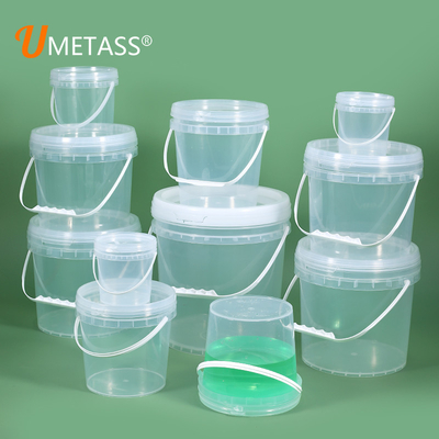 kaufen Nachhaltige 500 ml 1L 2L 4L 5L 6L Runden Form Plastik Eis Eimer Kühlgeräte für KTV Bar Party Online-Herstellung