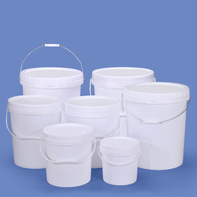 kaufen Großhandel Rundes Dauerfähiges 5L 10L 20L 5Gal Plastikbehälter mit Schraubendeck für Lebensmittellager Online-Herstellung