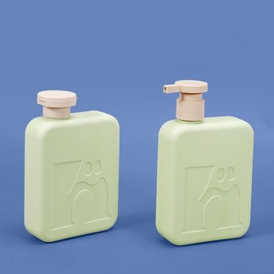 kaufen 300 ml grüne Plastik-Flasche mit Quadrat-Shampoo und Conditioner Online-Herstellung