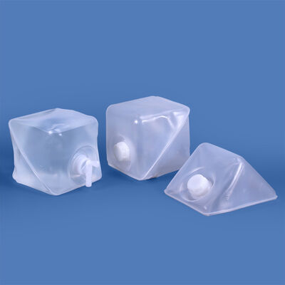 kaufen Eco-Friendly 4L Water Clear Container Soft Collapsible Plastic Jerry Can with Faucet Lid Seal Lid Online-Herstellung