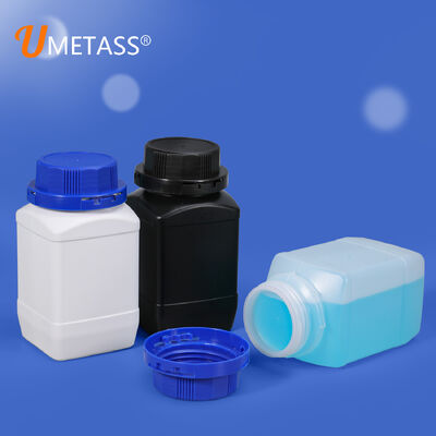 kaufen 500ml Square Plastic Bottle Screw-cap Wide Neck Bottles for Industrial Lab Reagent Storage Online-Herstellung