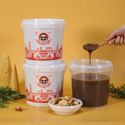 kaufen Premium klares rundes Plastik Eimer Siegel Eimer mit Deckel und Griff für Sauce Packung Eimer für Gewürzbehälter Online-Herstellung