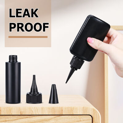 kaufen Fabrik Großhandel Schwarzes HDPE Flüssiges Superklebstoff Medizin Flasche Druckdropper Antikorrosionsbildschirmdruck Oberflächenbehandlung Online-Herstellung