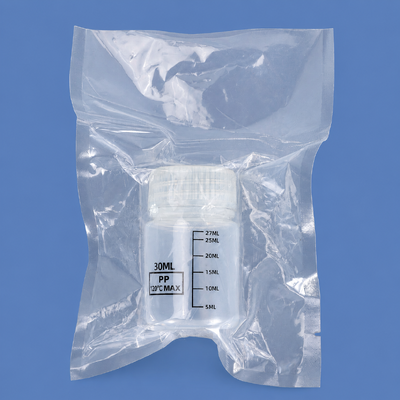 kaufen Fabrik-direkte 30 ml 60 ml sterile PP-Reagenzflasche mit Vakuumpaket für die Abgabe und Lagerung von chemischen Reagenzien Online-Herstellung