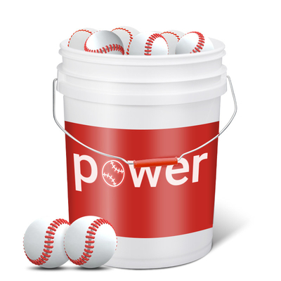 Optische gelbe Plastik 5 Gallonen leeren Baseball Softball Eimer für Wasser ISO9001 zertifiziert