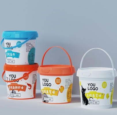 300 ml-5L Plastik IML Behälter für Erdnussbutter Shea Butter Lebensmittelsoßen Verpackung