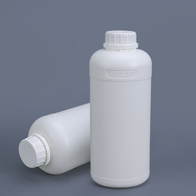 1L weiße HDPE-Plastik-Fluorflasche für die Verpackung von Pestiziden
