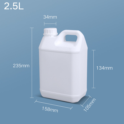 HDPE-Plastikwaschmittel COEX-Flasche für Öl-basierte Beschichtungen Packung 2,5 L