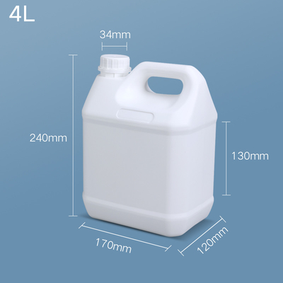 1 Gallon Fluorid Hdpe Flaschen Quadrat Jerry Can Siebdruck