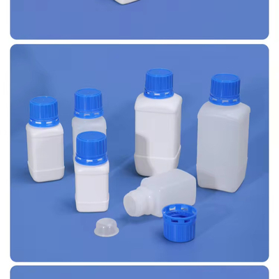 Kleine Biochemie-Laboratorium Plastik-Schmalmunde Reagenzflasche mit Sicherheitsdeckel