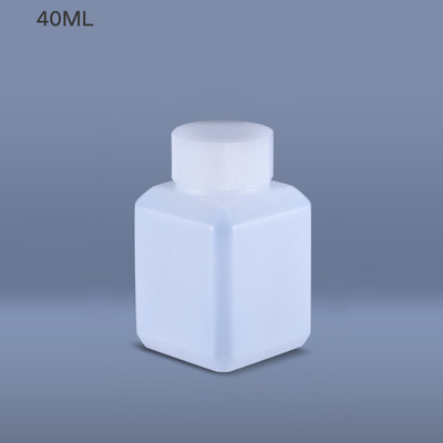 40 ml Versiegelte Reagenzflasche Schmale Mundbehälter HDPE Agrochemische Flüssigkeit Verpackung