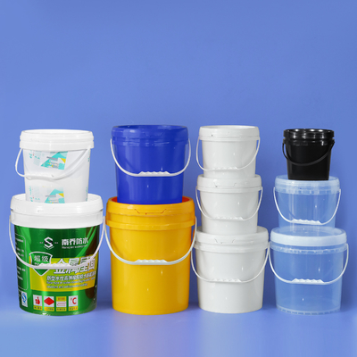 Runder Plastikbehälter mit Griff Lippen Lebensmittelqualität Portable PP Transparent Fass