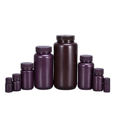 Individuelles Logo 250 ml breitmalige Plastikflasche mit klarem Reagenzstoff Schraubkappe für Medizin