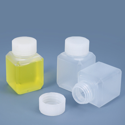 Schraubkappe Biologische Hdpe-Plastik-Reagenzflaschen Chemische Lösungsmittel 125 ml
