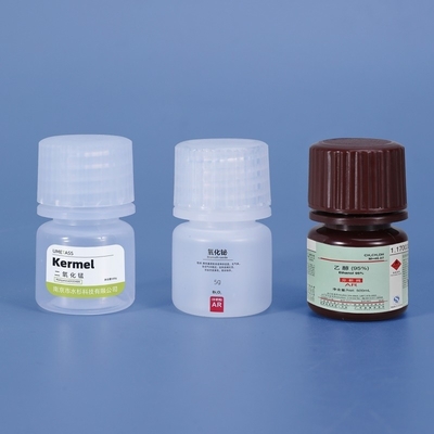 5 ml bis 1 l Kapazität PP/HDPE Flasche mit breitem Mund für Laborsterilisation Chemikalienbeständig