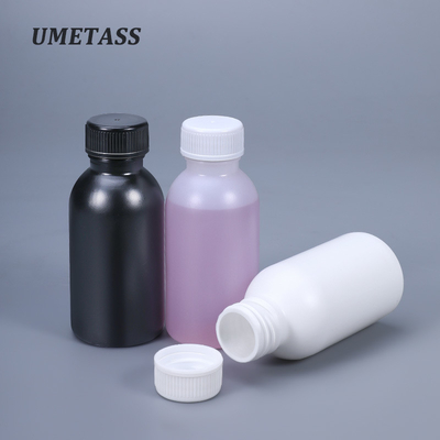 Biologisch abbaubare HDPE-Runde Plastikflaschen für chemische Flüssigkeitsdichtungen 100 ml