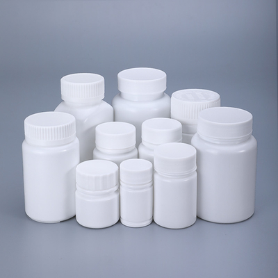 SCREW CAP Eingefrorene weiße HDPE-Plastikflasche für die Aufbewahrung von Tabletten