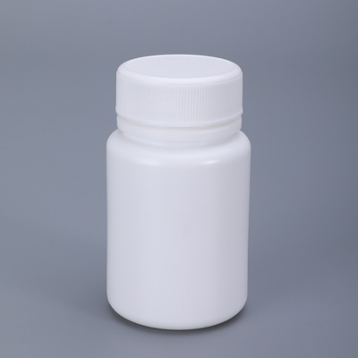 70 ml Kapazität Quadrat/ Runde Flasche Mahlzeitenwasserdicht PE weißer Kunststoff-Pillenbehälter
