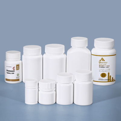 100 ml leere Plastikpillenflaschen mit Kindersicherheitskappe für Vitaminkapseln