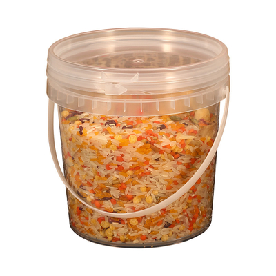 Durchsichtiger 500ml Lebensmittel-Plastikbehälter mit Deckel, angepasstes Muster von UMETASS