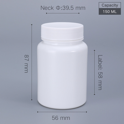 150 ml HDPE-Plastikflasche für die Pille Aufbewahrung