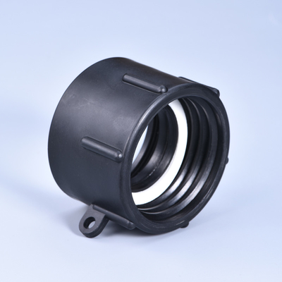 Rundes PP Dauerhaftes IBC-Tankadapter S60*6 Grobes Gewinde bis 20 mm Feingewinde Dicke Wassertankfittungen