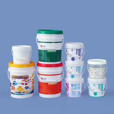 30L 20L 5 Gallonen PP Lebensmittelqualität Kunststofffarbe Eimer Wasseröl Eimer mit Deckel Griff