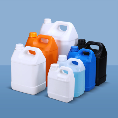 Durchsichtige 5L HDPE Flaschen Öltrommel Jerry Can Plastikwasserbehälter Lebensmittelqualität Leer