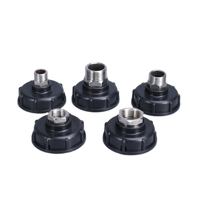 2 Zoll Rund IBC Tank Adapter Kunststoffventil Edelstahl Anschluss