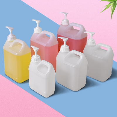 Quadratisch gepresste Handpumpe Lotion Creme Behälter Flüssige Seife Plastikflasche für Shampoo