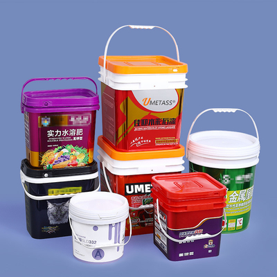 100% Material 7 Gallonen 35 Liter biologisch abbaubare Plastik-Eimer-Trommel mit Deckel