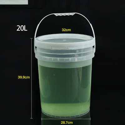 Runde 20L Tap 5 Gallonen Multifunktionsfahrzeuge Eimer Kühlfässer Streifen Kunststoffbehälter