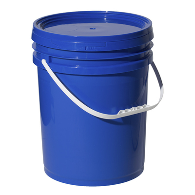 ISO9001-zertifiziert 20 Liter Blau 5 Gallonen Chemie Eimer Handling Lebensmittelqualität Kunststoff Eimer für Farbe und mehr