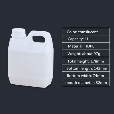 Lebensmittel-Grad Custom Bucket 1L 5 Liter Plastik Jerry kann für Chemikalien