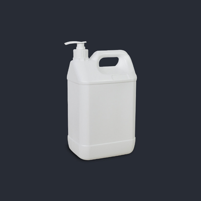 100% Material Kunststoff 4L HDPE Weiß klar Jerry Flasche mit Pumpe und Kunststoff