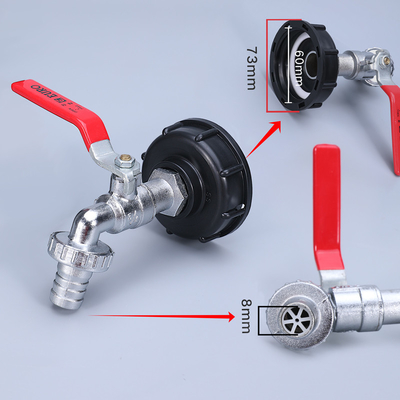 Verringerung der Adapterkopplung S60x6 Gewinde auf 1/2
