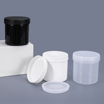 Nahrungsmittelsicherer Plastikbehälter Flaschen mit Cremebehälter mit Verschlussdeckel 500 ml