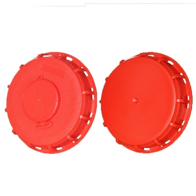 HDPE-Injektion UMETASS IBC Wasserbehälter Rot 6 Zoll geöffneter Steckdeckelverschluss