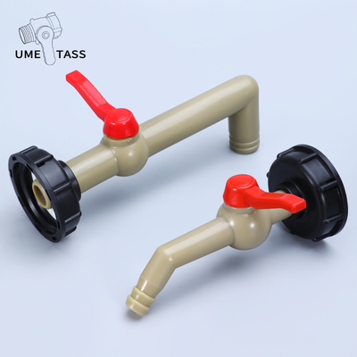 Einfache Bewässerung Kunststoffventil für IBC Tank 1/2 