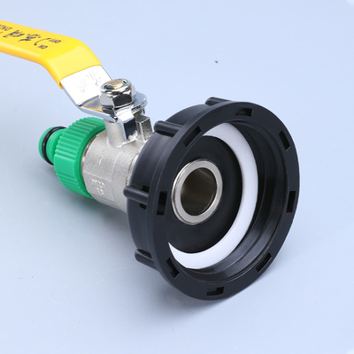 Anschlüsse für Gartenwasser Messing-Kran-Adapter für IBC-Tankventil