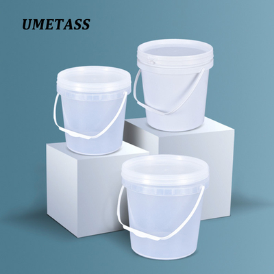 UMETASS 3 Liter Plastikbehälter mit Griff und Deckel Der perfekte Farbpartner