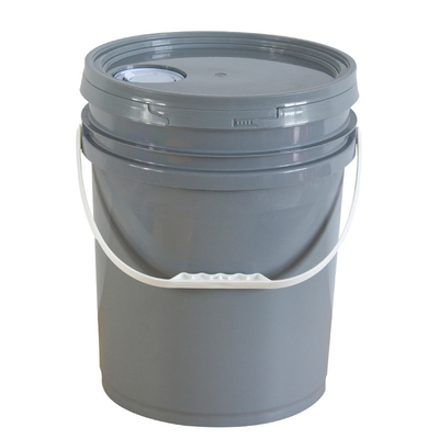 Rund 5 Gallonen 20 Liter Plastik PP Eimer mit Spülhaube Deckel Griff für Wasserfarbe Öl